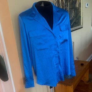 White House Black Market Blue Top